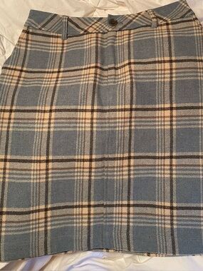 Eddie Bauer Wool Plaid Skirt Size 4 Tall – Never Worn